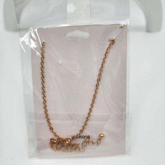 NO 3 Gold & Green Resin Seaside Palm Tree Medallion Necklace NWT - Picture 5 of 5